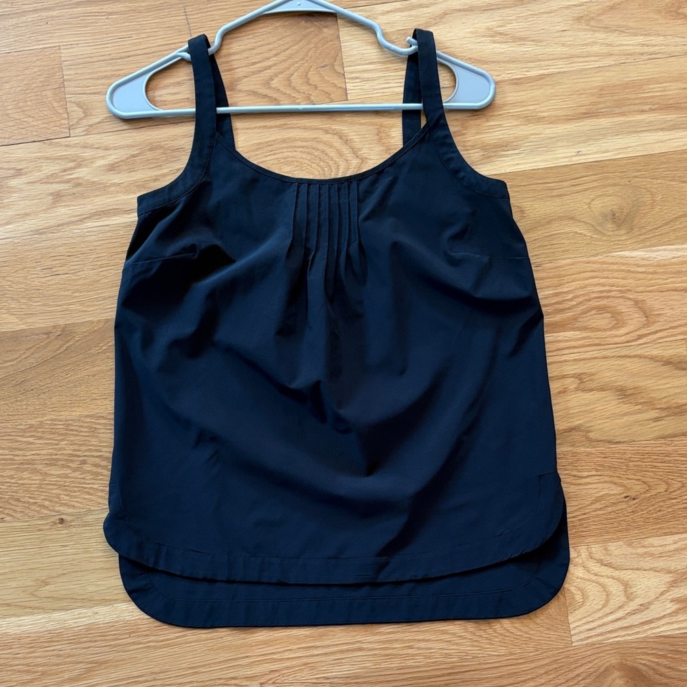 Lands' End Elegant Black Tank Top